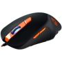 Wired Gaming Mouse with 6 programmable buttons, Pixart optical sensor, 4 levels of DPI and up to 3200, 5 million times key life,