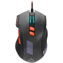 Wired Gaming Mouse with 8 programmable buttons, sunplus optical 6651 sensor, 4 levels of DPI default and can be up to 6400, 10 m