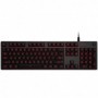 LOGITECH G413 Mechanical Gaming Keyboard - CARBON - US INT'L - USB - INTNL - RED LED