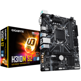 GIGABYTE Main Board Desktop H310 (S1151, 2xDDR4, VGA, HDMI, 1xPCIex16, 2xPCIex1, ALC887, Realtek 8118 LAN, 4xSATA III, USB 3.1, 