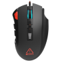 CANYON,Gaming Mouse with 12 programmable buttons, Sunplus 6662 optical sensor, 6 levels of DPI and up to 5000, 10 million times 