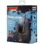 Wired High-end Gaming Mouse with 6 programmable buttons, sunplus optical sensor, 6 levels of DPI and up to 6400, 2 million times