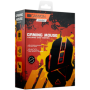 CANYON Optical gaming mouse, adjustable DPI setting 800/1600/2400/3200/4800/6400, LED backlight, moveable weight slot and retrac