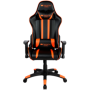 Gaming chair, PU leather, Cold molded foam, Metal Frame, Top gun mechanism, 90-165 dgree, 2D armrest, Class 4 gas lift, Nylon 5 