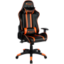 Gaming chair, PU leather, Cold molded foam, Metal Frame, Top gun mechanism, 90-165 dgree, 2D armrest, Class 4 gas lift, Nylon 5 