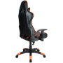 Gaming chair, PU leather, Cold molded foam, Metal Frame, Top gun mechanism, 90-165 dgree, 2D armrest, Class 4 gas lift, Nylon 5 