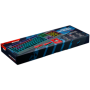 CANYON Wired multimedia gaming keyboard with lighting effect, 20pcs rainbow LED & 19pcs RGB light, Numbers 104keys, EN double in