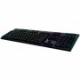 LOGITECH G915 TKL Tenkeyless LIGHTSPEED Wireless RGB Mechanical Gaming Keyboard - CARBON - US INT'L - 2.4GHZ/BT - INTNL - CLICKY