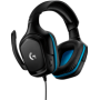 LOGITECH G432 7.1 Surround Sound Wired Gaming Headset - LEATHERETTE - USB - EMEA