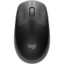 LOGITECH M190 Full-size wireless mouse - CHARCOAL - 2.4GHZ - EMEA - M190
