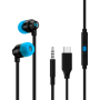 LOGITECH G333 Gaming Earphones - BLACK - 3.5 MM - EMEA
