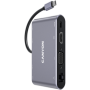 CANYON  8 in 1 USB C hub, with 1*HDMI: 4K*30Hz, 1*VGA, 1*Type-C PD charging port, Max 100W PD input. 3*USB3.0,transfer speed up 
