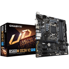 GIGABYTE Main Board Desktop Intel B560 (LGA 1200) 4xDDR4, HDMI/DP, DVI, 2xPCIe x16, 1xPCIe x1, 2xM.2, 6xSATA, LAN Intel 2.5Gb, m