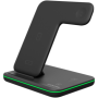 CANYON WS-303 3in1 Wireless charger, with touch button for Running water light, Input 9V/2A, 12V/2A, Output 15W/10W/7.5W/5W, Typ