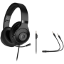 LORGAR Noah 101, Gaming headset with microphone, 3.5mm jack connection, cable length 2m, foldable design, PU leather ear pads, s