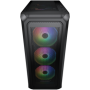 COUGAR | Archon 2 Mesh RGB (Black) | PC Case | Mid Tower / Mesh Front Panel / 3 x ARGB Fans / 3mm TG Left Panel