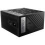 MSI MPG A1000G PCIE5, 1000W, 80 Plus Gold, ATX Form Factor, 100~240 Vac Input Voltage, 50Hz ~ 60Hz Input Frequency, 135 mm Fan, 