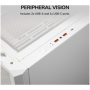 COUGAR | MX600 White | PC Case | Mid Tower / Mesh Front Panel / 3 x 140mm + 1 x 120mm Fans / Transparent Left Panel