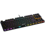 CANYON Cometstrike TKL GK-50, 87keys Mechanical keyboard, 50million times life, with VS11K30A solution, GTMX red switch, Rainbow