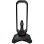 Gaming 3 in 1 Headset stand, Bungee and USB 2.0 hub, 2 USB hub, 1.5m standard USB to USB 5mm PVC cable, Weighted design with non