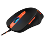 Wired Gaming Mouse with 6 programmable buttons, Pixart optical sensor, 4 levels of DPI and up to 3200, 5 million times key life,