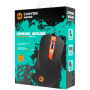 Wired Gaming Mouse with 6 programmable buttons, Pixart optical sensor, 4 levels of DPI and up to 3200, 5 million times key life,