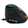 Wired Vertical Gaming Mouse with 7 programmable buttons, Pixart optical sensor, 6 levels of DPI and up to 4800, 2 million times 