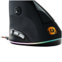 Wired Vertical Gaming Mouse with 7 programmable buttons, Pixart optical sensor, 6 levels of DPI and up to 4800, 2 million times 