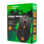 Optical Gaming Mouse with 6 programmable buttons, Pixart optical sensor, 4 levels of DPI and up to 3200, 3 million times key lif