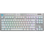 LOGITECH G915 X LIGHTSPEED TKL Wireless Gaming Keyboard - WHITE - US INT'L - 2.4GHZ/BT  - EMEA28i-935 - TACTILE