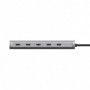 Hub Trust Halyx 5 x USB-C, gri