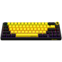 Wireless mechanical gaming keyboard Pro, 2.4 GHz, BT, RGB Backlight, 16 modes, 66 keys, 50M presses, linear Lorgar Toxic Purple 