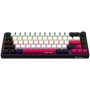 Wireless mechanical gaming keyboard Pro, 2.4 GHz, BT, RGB Backlight, 16 modes, 66 keys, 50M presses, linear Lorgar Toxic Purple 