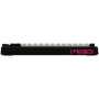 Wireless mechanical gaming keyboard Pro, 2.4 GHz, BT, RGB Backlight, 16 modes, 66 keys, 50M presses, linear Lorgar Toxic Purple 