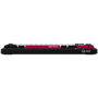 Wireless mechanical gaming keyboard Pro, 2.4 GHz, BT, RGB Backlight, 16 modes, 66 keys, 50M presses, linear Lorgar Toxic Purple 