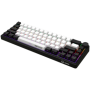 Wireless mechanical gaming keyboard Pro, 2.4 GHz, BT, RGB Backlight, 16 modes, 66 keys, 50M presses, linear Lorgar Toxic Purple 