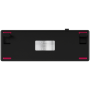 Wireless mechanical gaming keyboard Pro, 2.4 GHz, BT, RGB Backlight, 16 modes, 66 keys, 50M presses, linear Lorgar Toxic Purple 